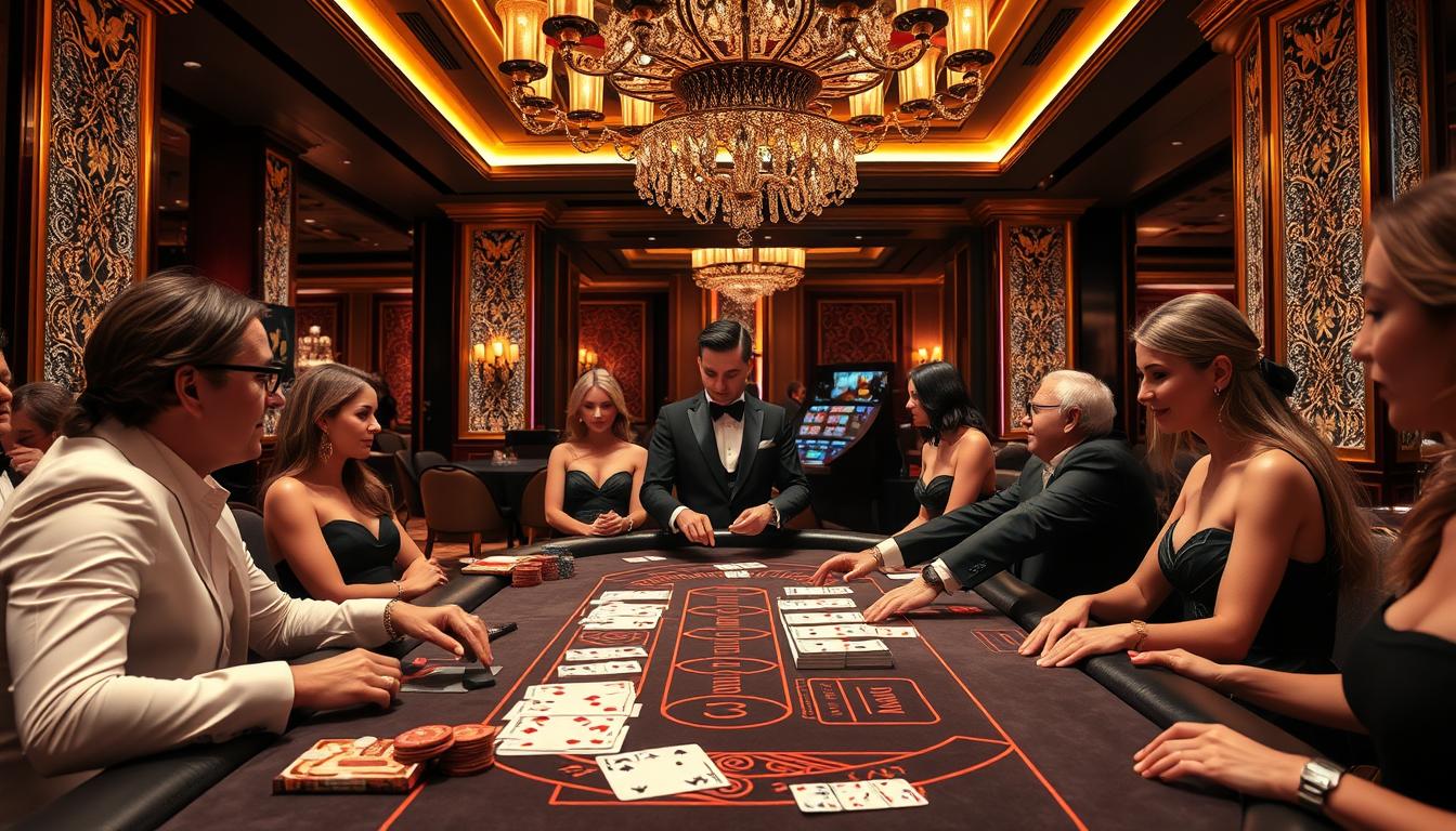 Baccarat dengan dealer live